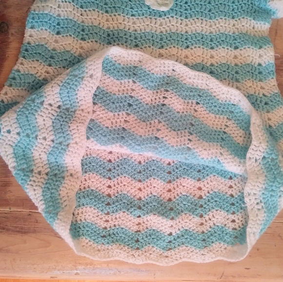 Vintage Crocheted Baby Dress - Picture 2 of 5